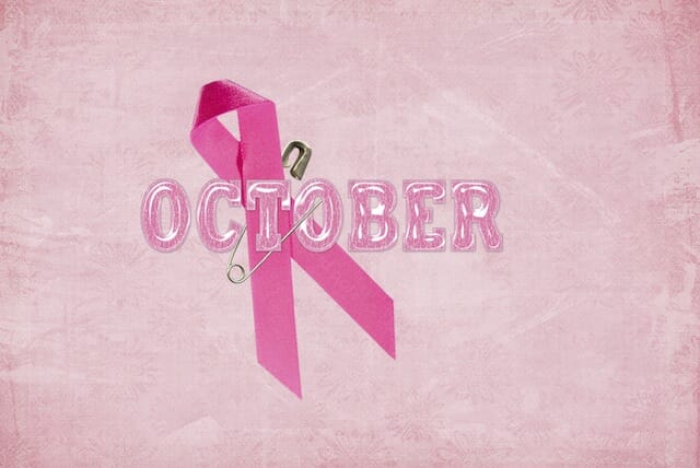 October Breast Cancer Awareness Ribbon