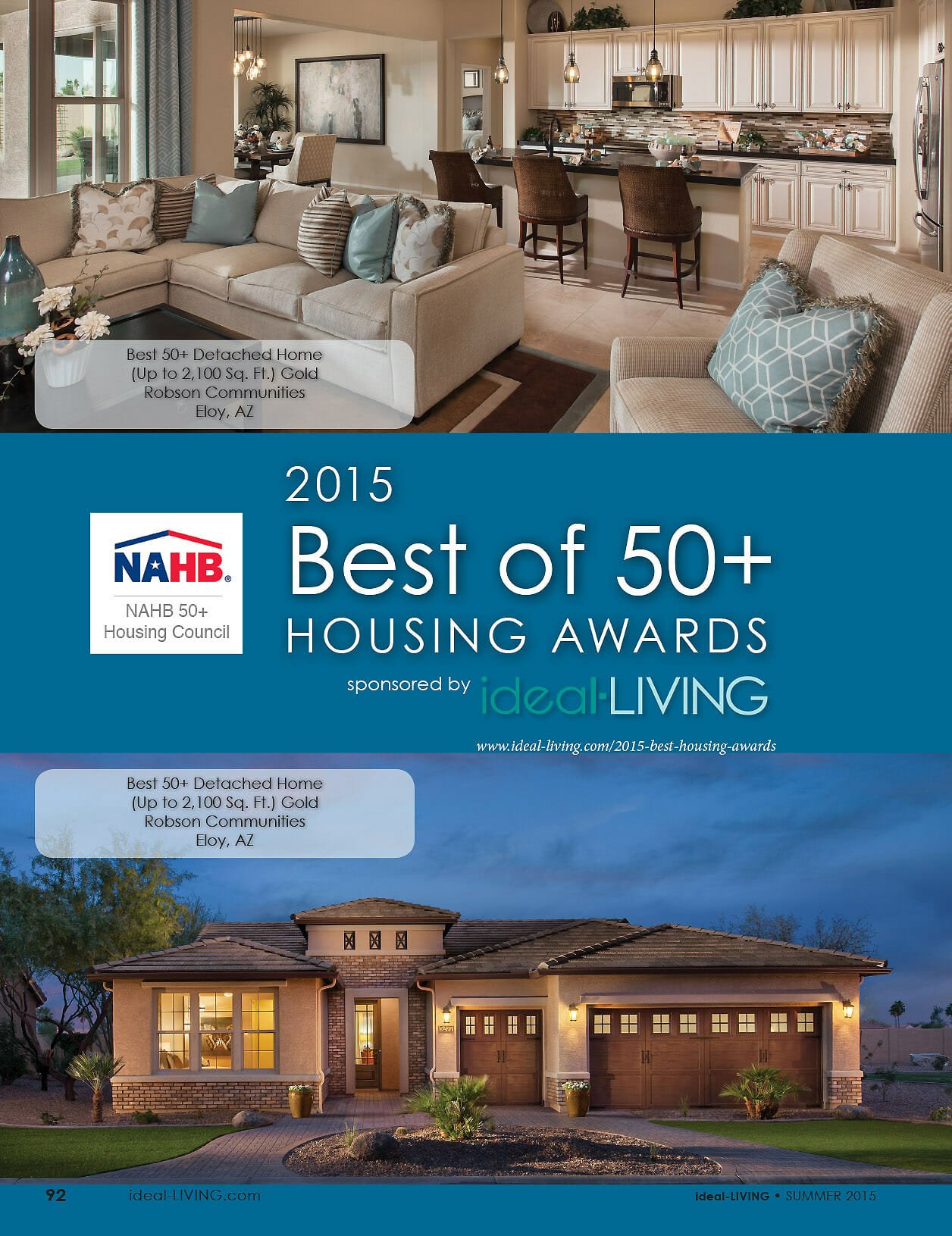 2015 best of 50+ housing awards NAHB