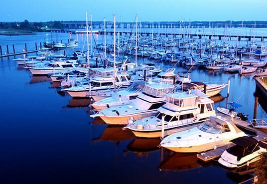 North Carolina Gated Communities | Carolina Colours Boats Docked