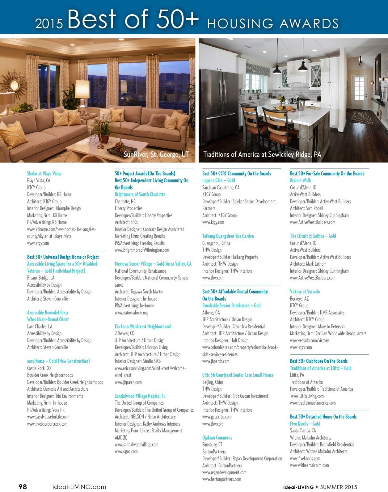2015 Best of 50+ housing awards page 5