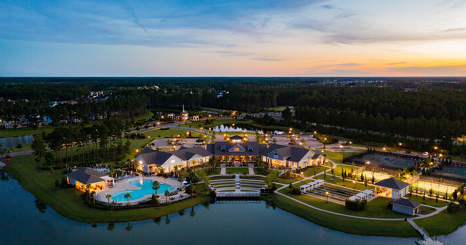 105245_Four Seasons at Lakes of Cane Bay_Clubhouse Aerial