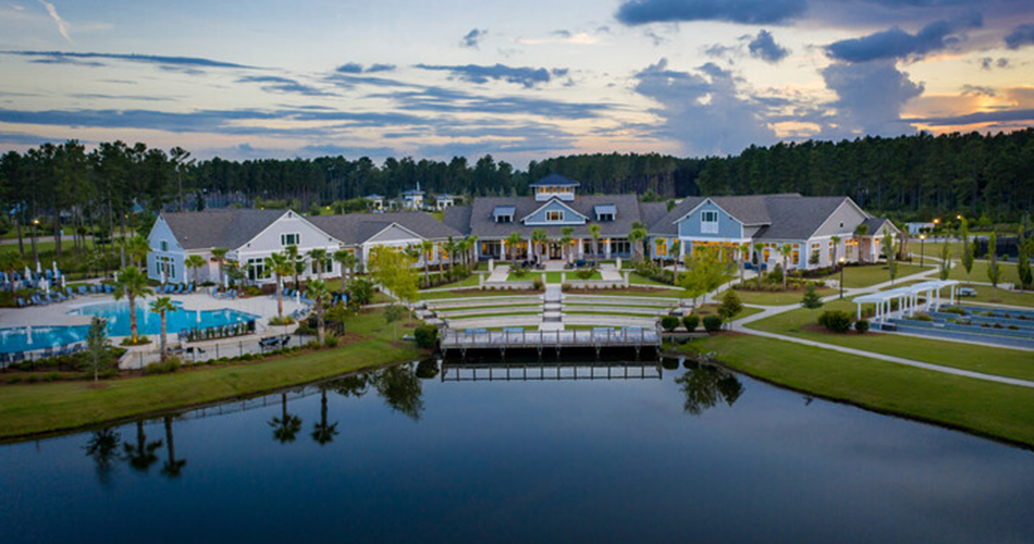 80684_Four Seasons at Lakes of Cane Bay_Clubhouse_Clubhouse Exterior Aerial