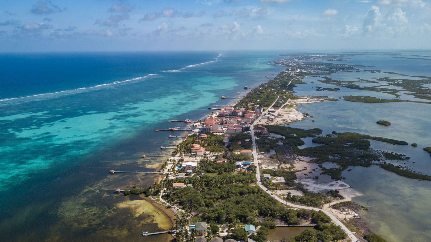 Aerial View Belize